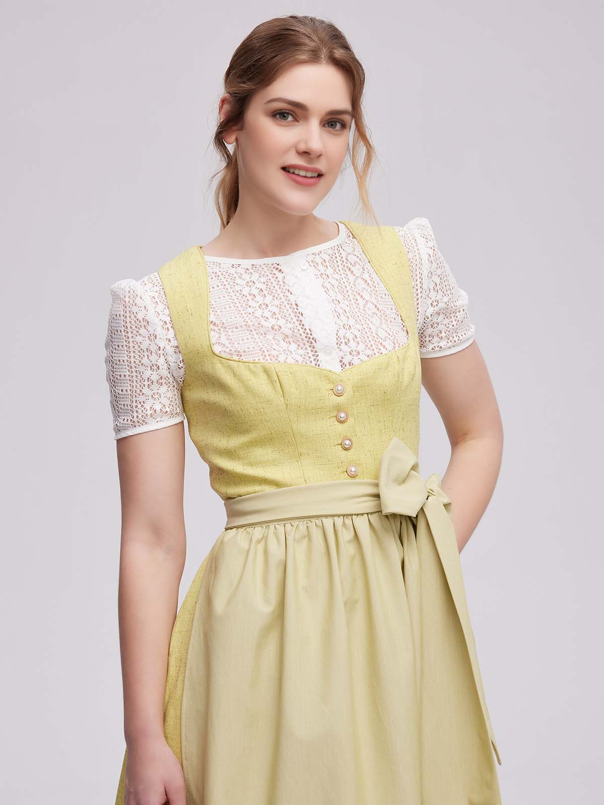 Dirndl in Gelb – ein Blickfang für jeden Anlass
