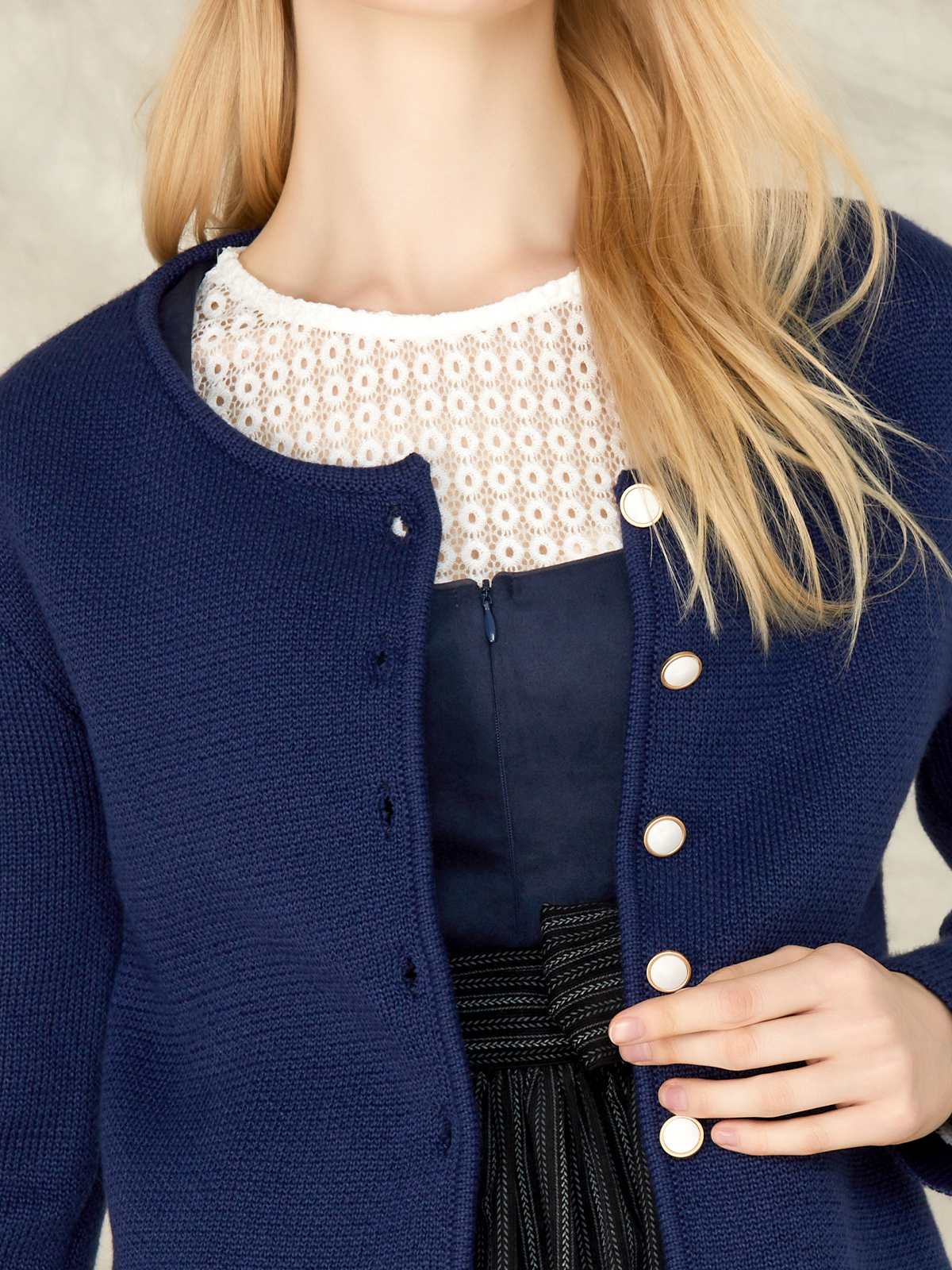 Marineblaues Dirndl von Ehreer