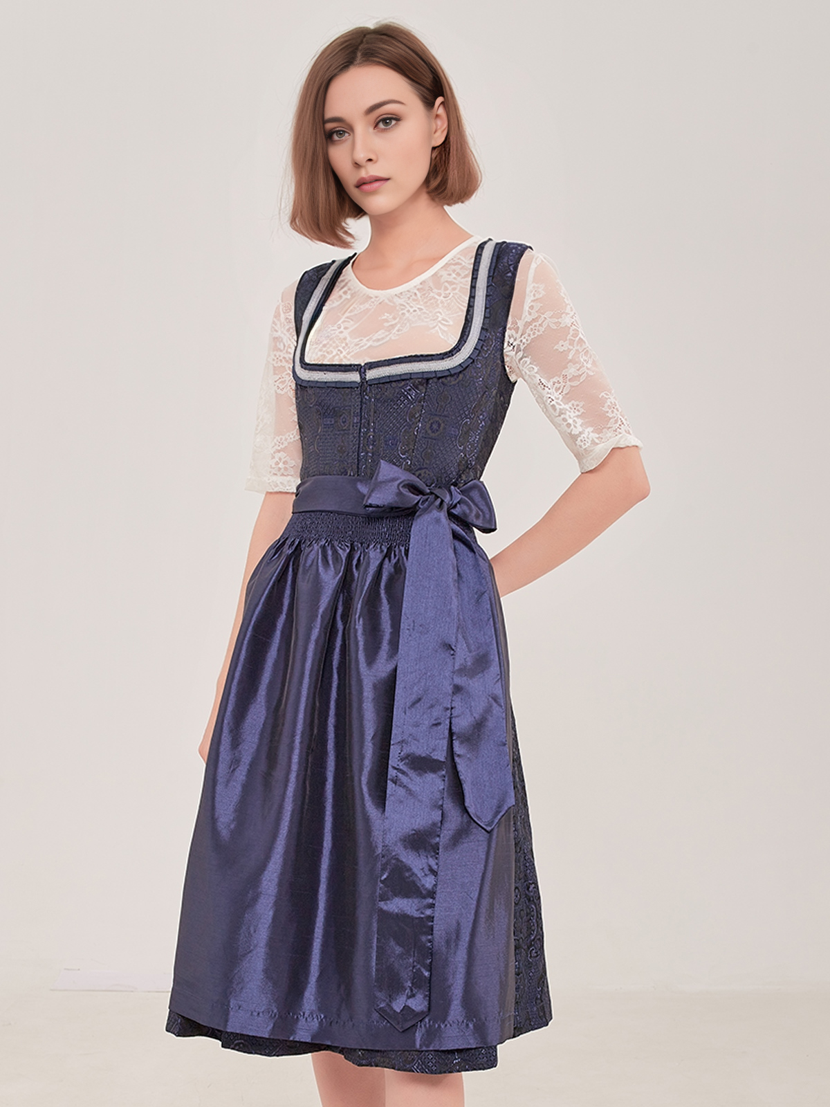 Janker Dirndl in Blau