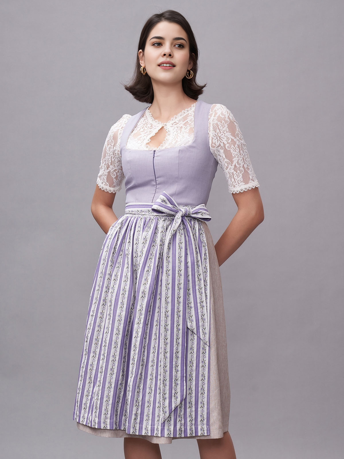 Dirndl in Lila