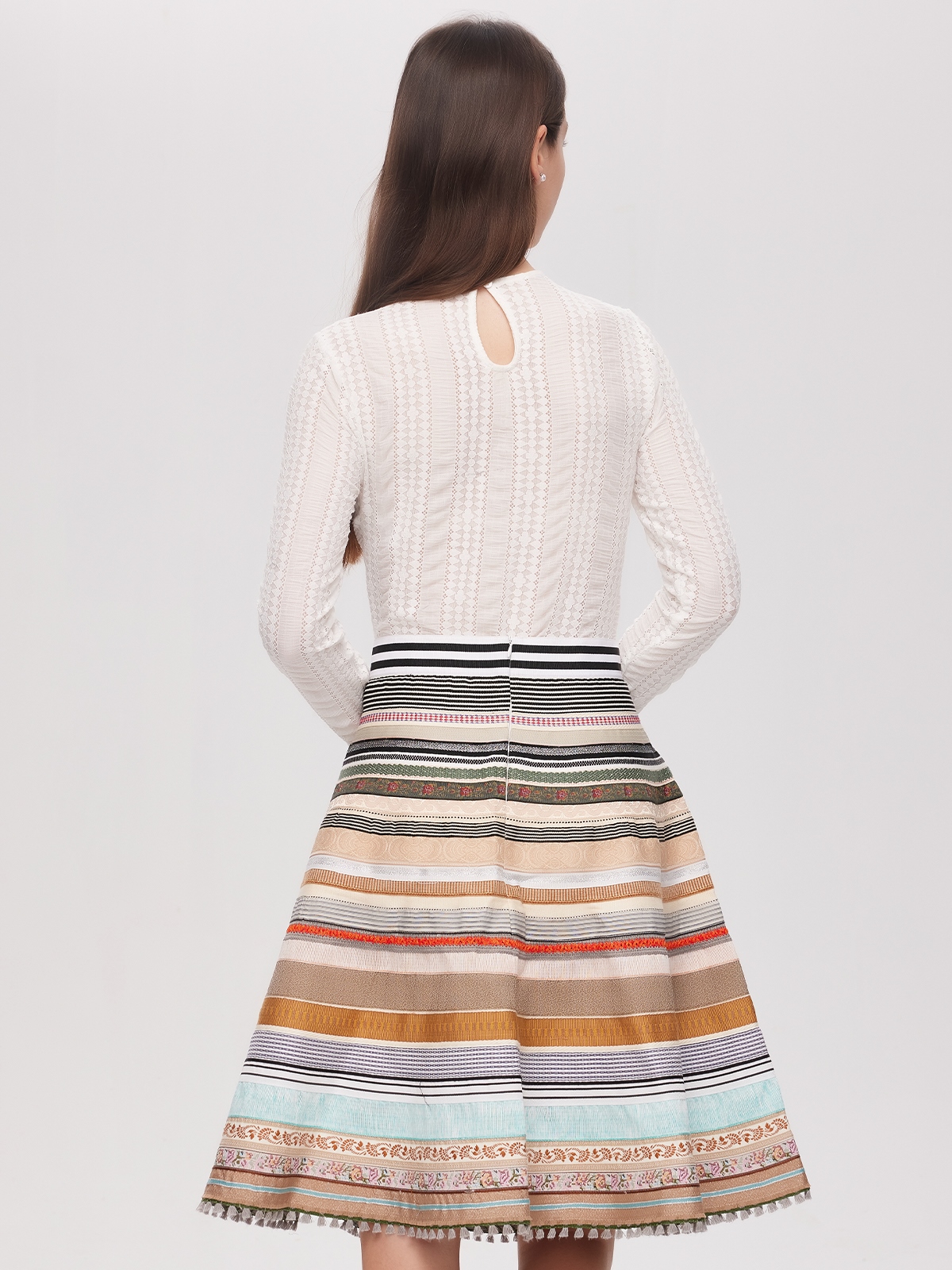 Dirndl mit gelbem Rock