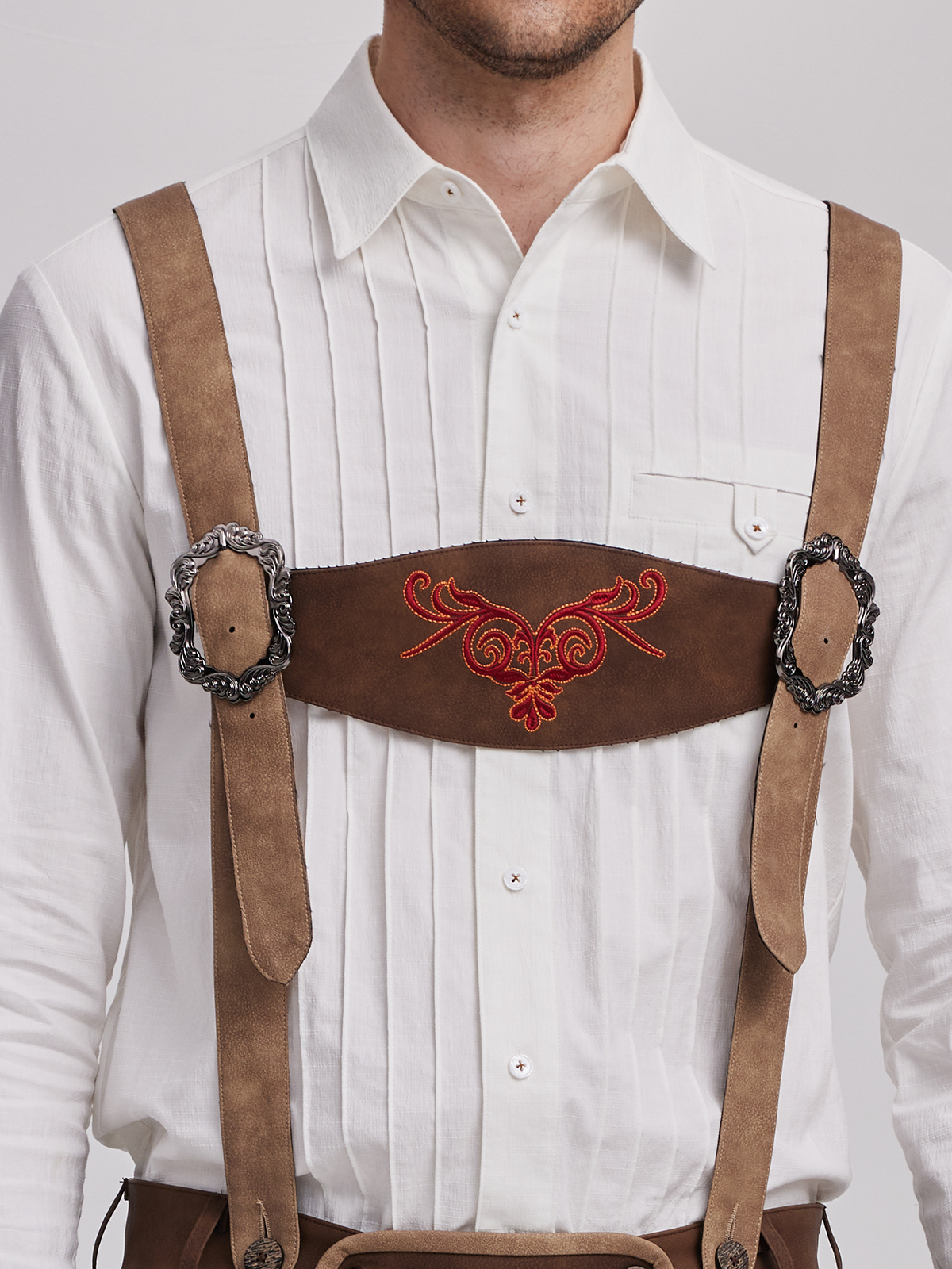 Dirndl Grau Samt
