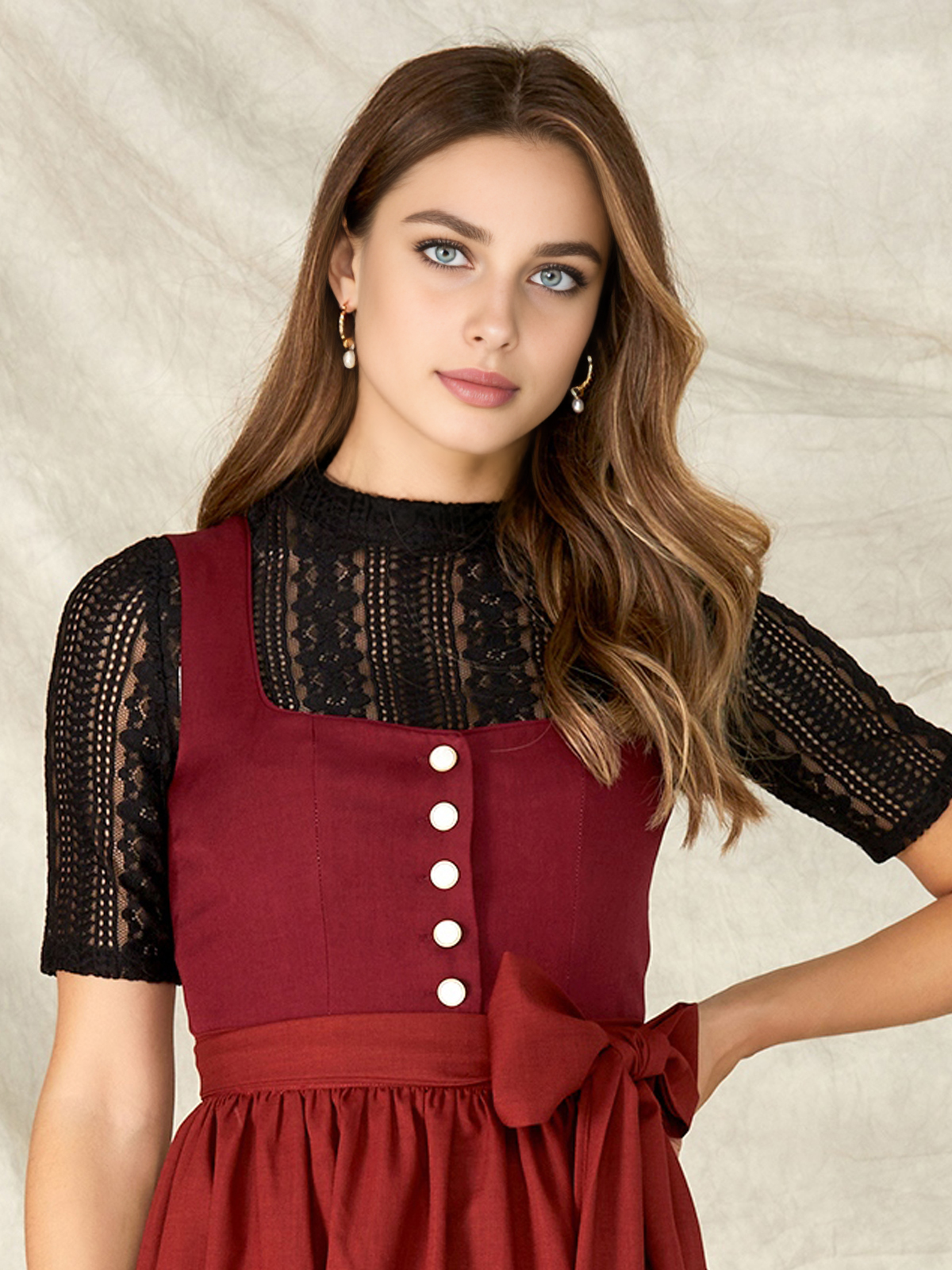 Dirndl in Rot