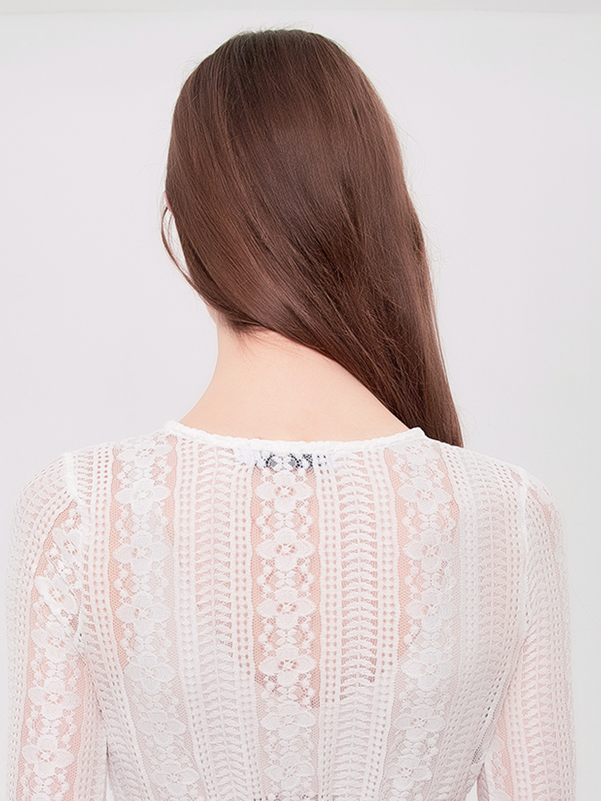 Dirndl Bluse in Weiß